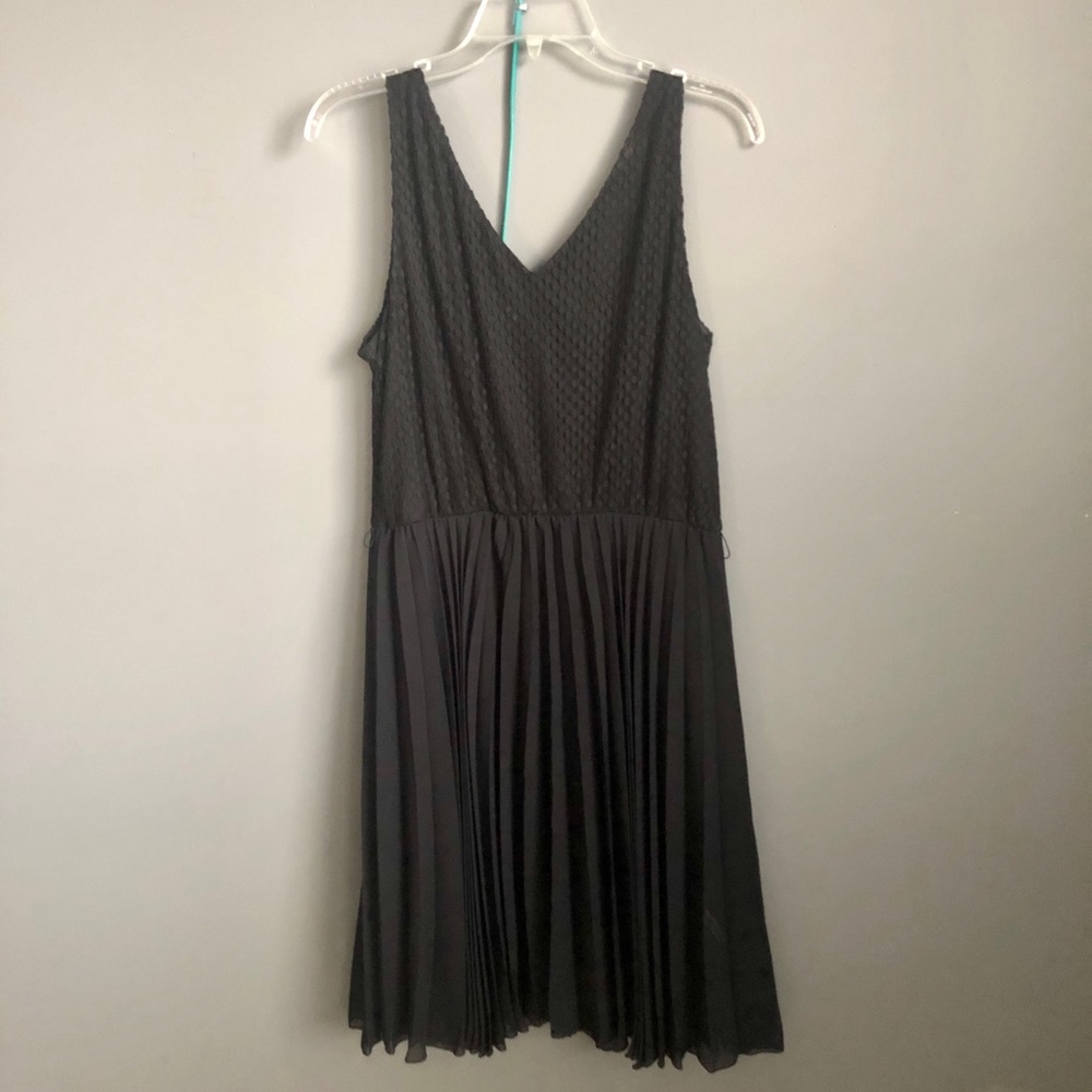 Sleeveless Alfani Dress with Accordion Pleat Skirt